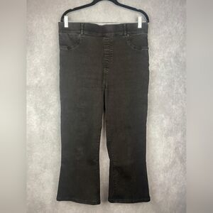 Spanx Kick Flare Jeans Women’s Dize XL In‎ Black